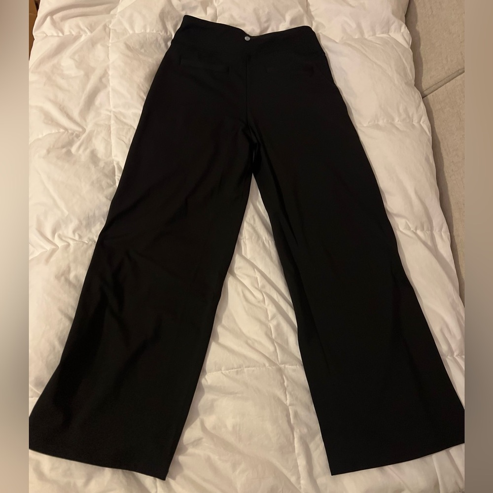 Women's G4free Black Wide-Leg Pants - Picture 2 of 4